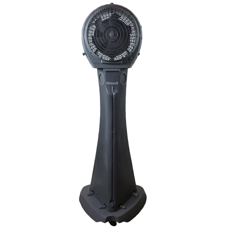 EcoJet by Joape Misting Fans CYCLONE 72" Pedestal Reservoir 26 Gal Fan